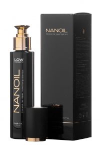 Nanoil oil for low porosity hair